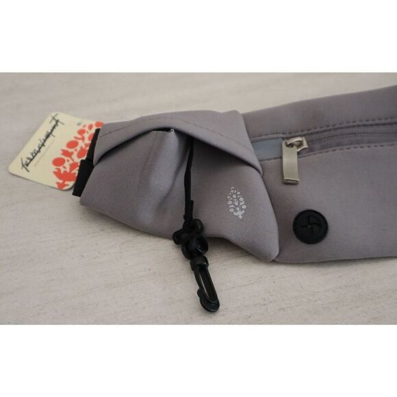 Free People Movement OB1563663 Womens Sz M/L Ice Bath Gray Runner Sling Belt Bag - Picture 5 of 9